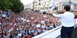 İmamoğlu: ”Hep birlikte egemenliğin kayıtsız şartsız milletin olduğunu, 23 Haziran’da bu hukuk bilmeyenlere anlatacağız”