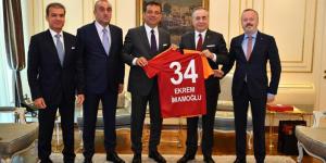 GALATASARAY YÖNETİMİNDEN İMAMOĞLU’NA TEBRİK ZİYARETİ