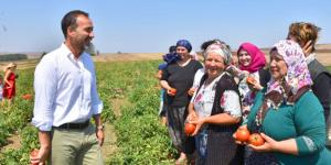 BAŞKAN YILMAZ: “DOMATESİMİZİ TATMAYA BEKLİYORUZ”