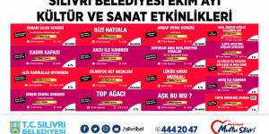 SİLİVRİ BELEDİYESİ EKİM AYI KÜLTÜR SANAT TAKVİMİ YAYINLANDI