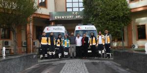 ESENYURT BELEDİYESİ’NİN AMBULANSLARI 7/24 HİZMET VERMEYE BAŞLADI