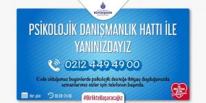 PANDEMİ DÖNEMİNDE İBB’DEN HALK SAĞLIĞINA PSİKOLOJİK DESTEK