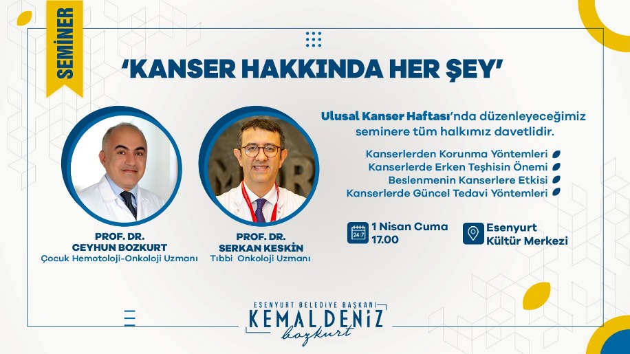 ESENYURT’TA KANSER HAKKINDA ANLAMLI SEMİNER