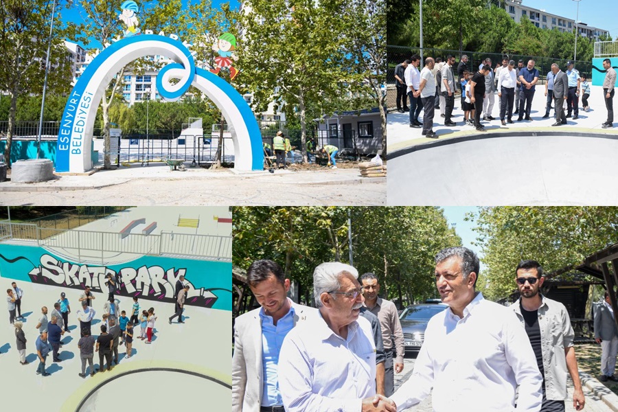 BAŞKAN BOZKURT SKATE PARK ÇALIŞMALARINI YERİNDE İNCELEDİ