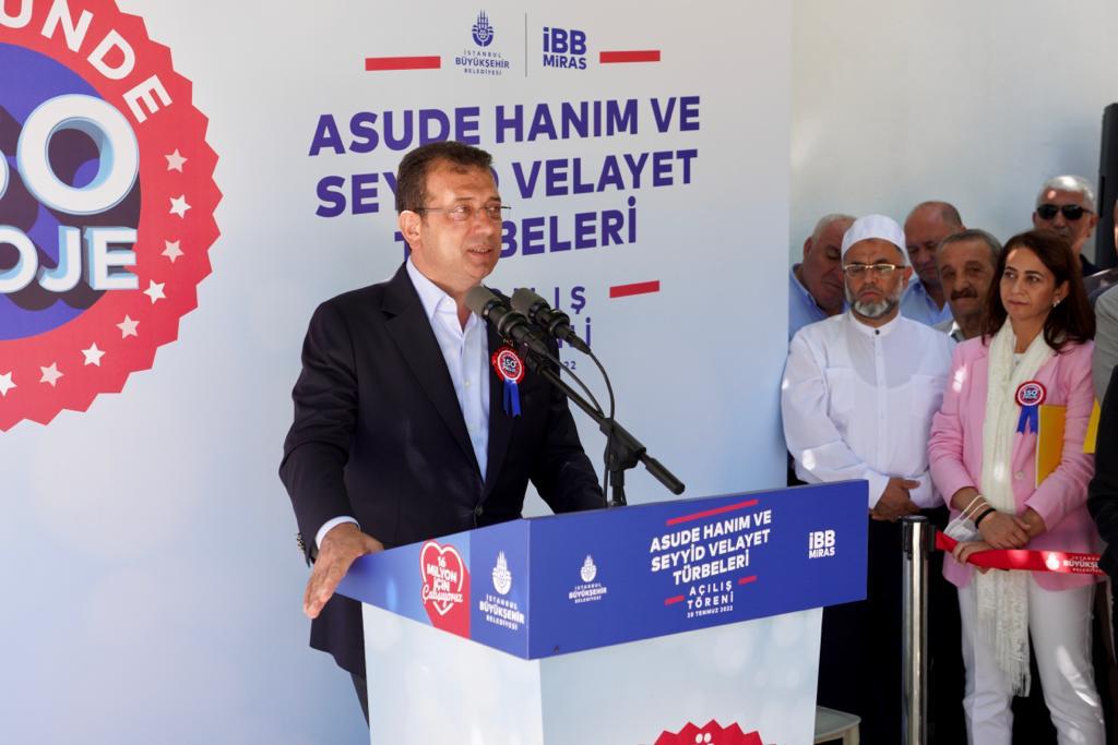 İMAMOĞLU: ÇILGIN PROJE, BU ŞEHRİN İNSANINA HİZMET ETMEKTİR