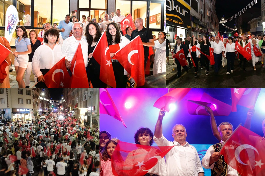 ÇATALCA’DA MUHTEŞEM 30 AĞUSTOS ZAFER BAYRAMI COŞKUSU MUHTEŞEM ZAFER KORTEJİ