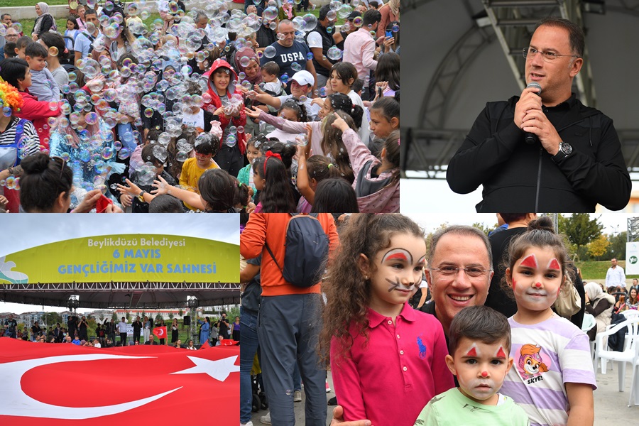 ÇOCUKLAR DÜNYA ÇOCUK GÜNÜ ŞENLİĞİ’NDE DOYASIYA EĞLENDİ