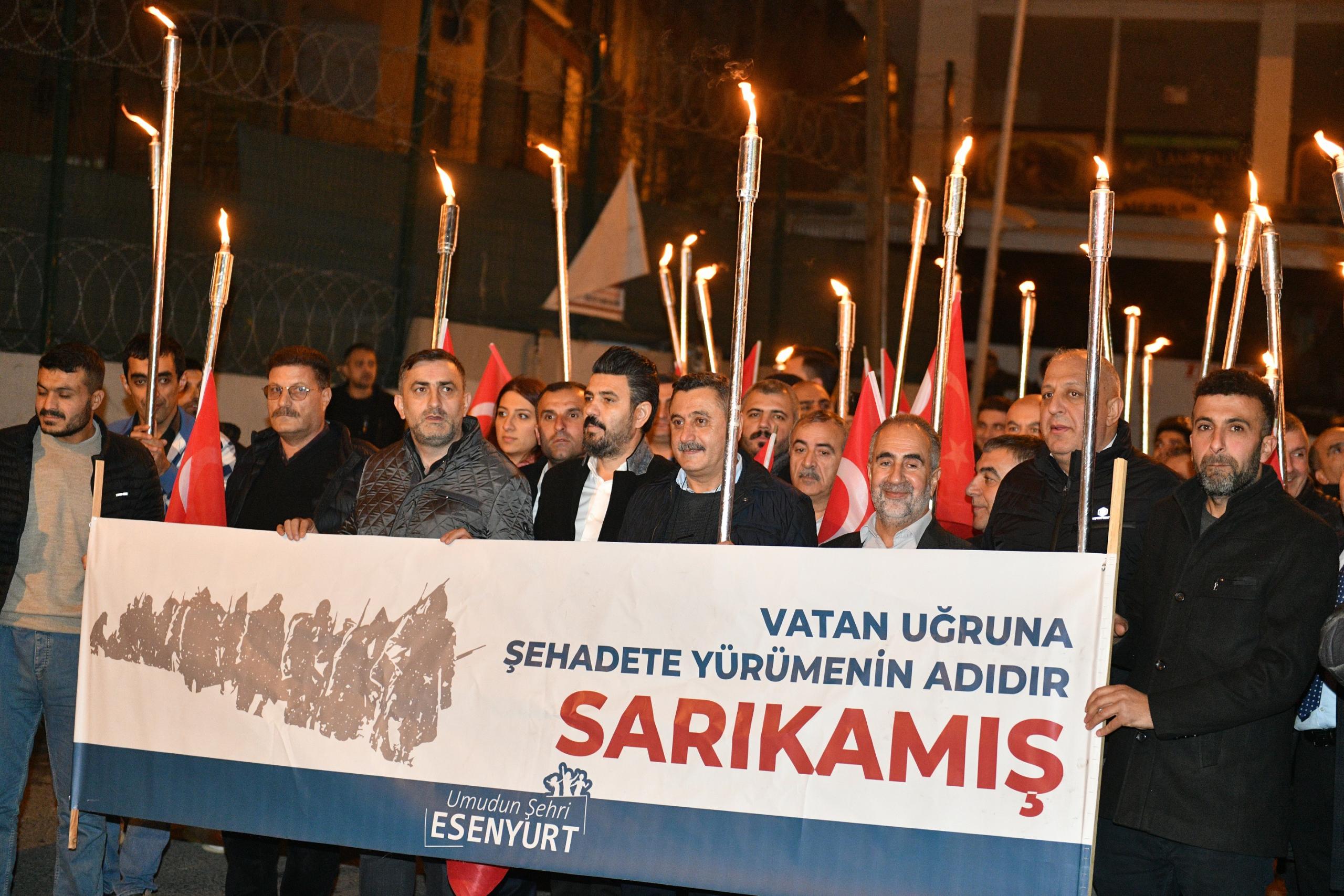 SARIKAMIŞ ŞEHİTLERİ ESENYURT’TA ANILDI