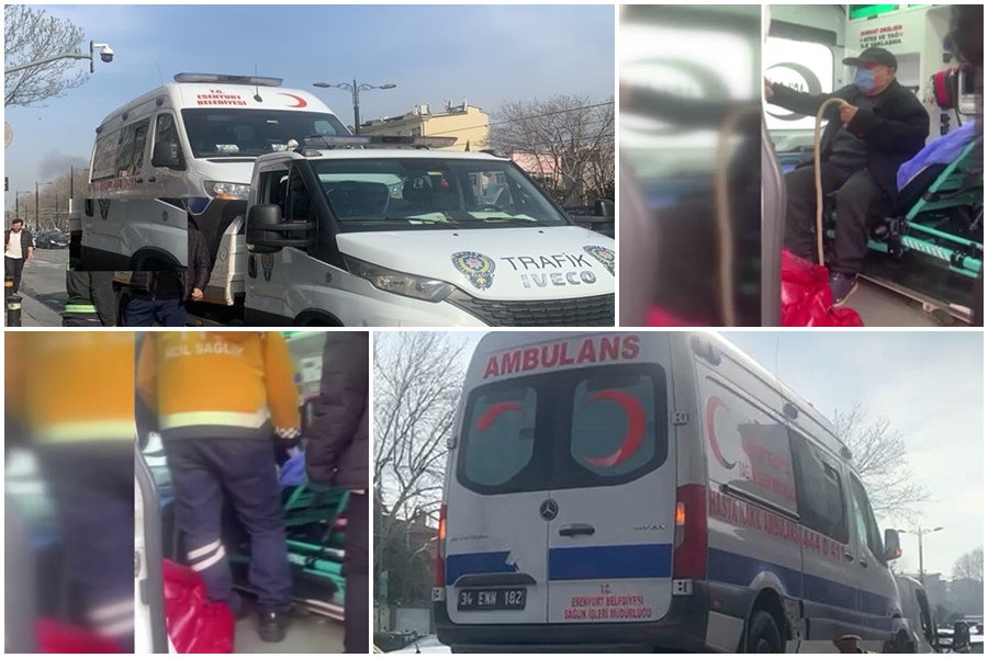 HASTA TAŞIYAN AMBULANSI HACZETTİLER