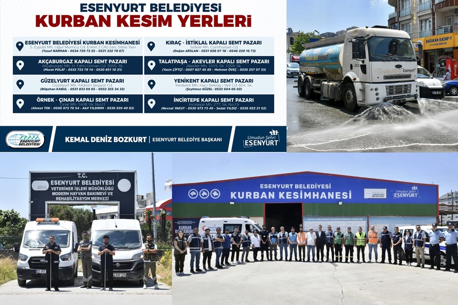 ESENYURT KURBAN BAYRAMI’NA HAZIR