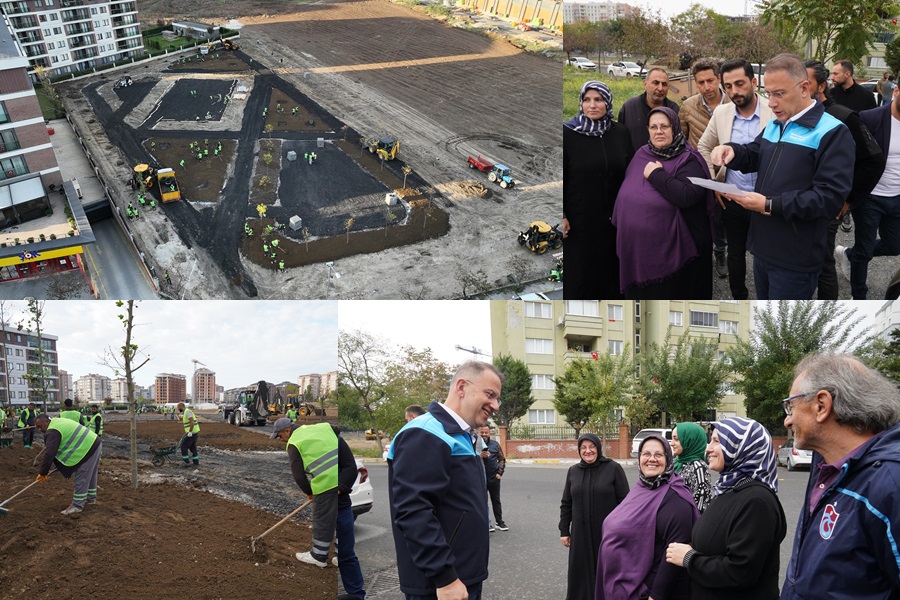 BEYLİKDÜZÜ’NE 5 GÜNDE 5 BİN METREKARELİK PARK SÖZÜ