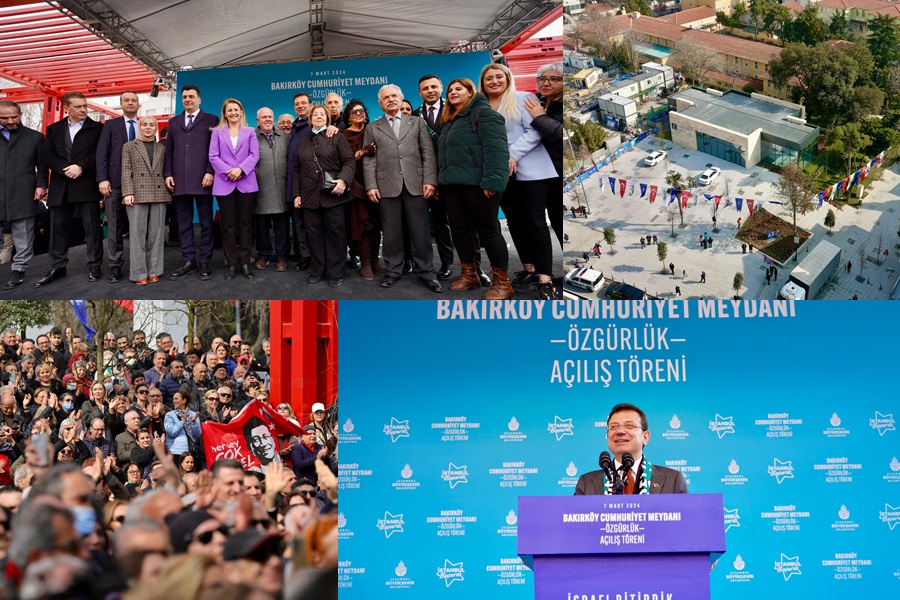 BAKIRKÖY CUMHURİYET MEYDANI AÇILDI