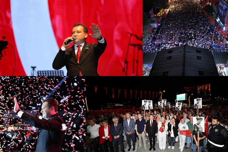 SİLİVRİ’DE ZAFER YÜRÜYÜŞÜ VE BERKAY KONSERİ İLE 30 AĞUSTOS COŞKUSU YAŞANDI