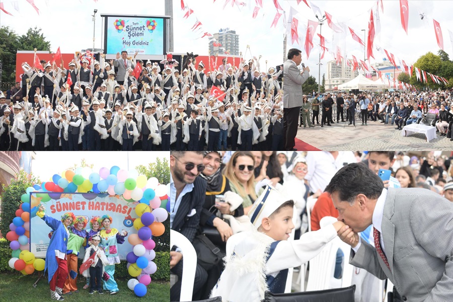 ESENYURTLU ÇOCUKLAR SÜNNET ŞÖLENİNDE DOYASIYA EĞLENDİ