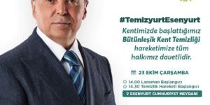 “TEMİZ YURT ESENYURT” SEFERBERLİĞİ BAŞLIYOR