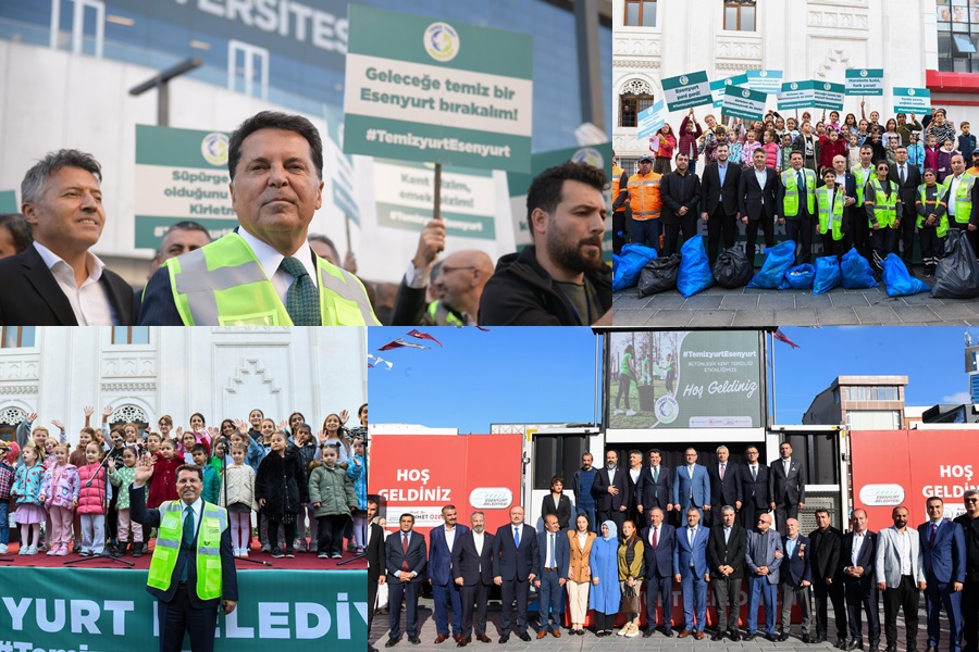 KAYMAKAM, BELEDİYE BAŞKANI, 6 SİYASİ PARTİ VE ESENYURTLULAR EL ELE VERDİ… “TEMİZ YURT ESENYURT” HAREKETİNE TAM DESTEK!