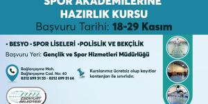 ESENYURT BELEDİYESİ SPOR AKADEMİSİ KAYITLARI BAŞLIYOR