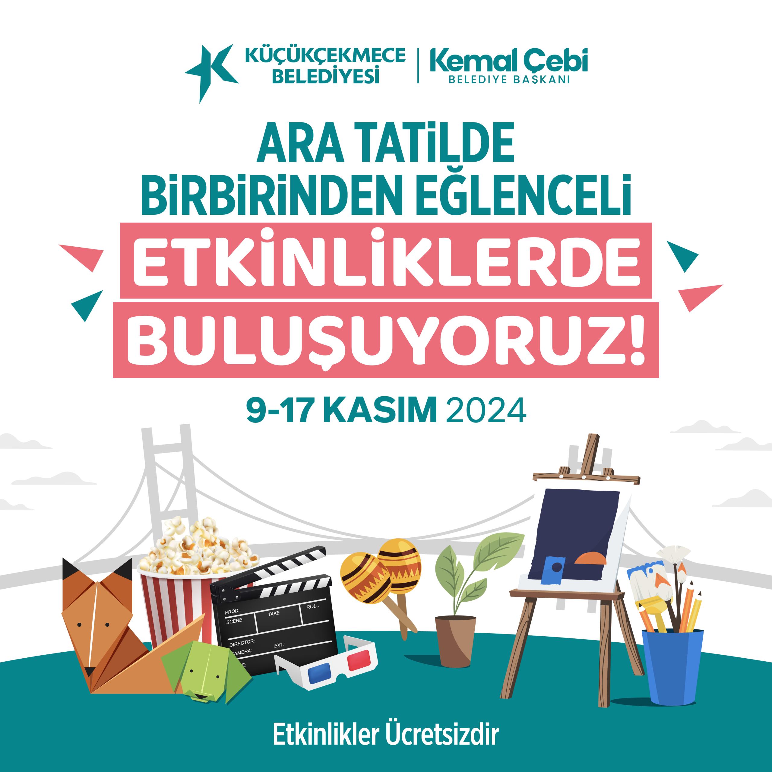 KÜÇÜKÇEKMECELİ ÇOCUKLAR ARA TATİLİ DOLU DOLU GEÇİRECEK