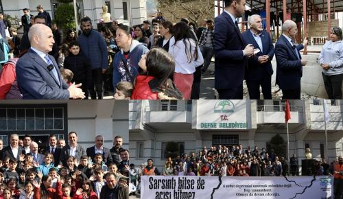 BÜYÜKÇEKMECE BELEDİYESİ DEPREMZEDE HATAY’I YALNIZ BIRAKMIYOR